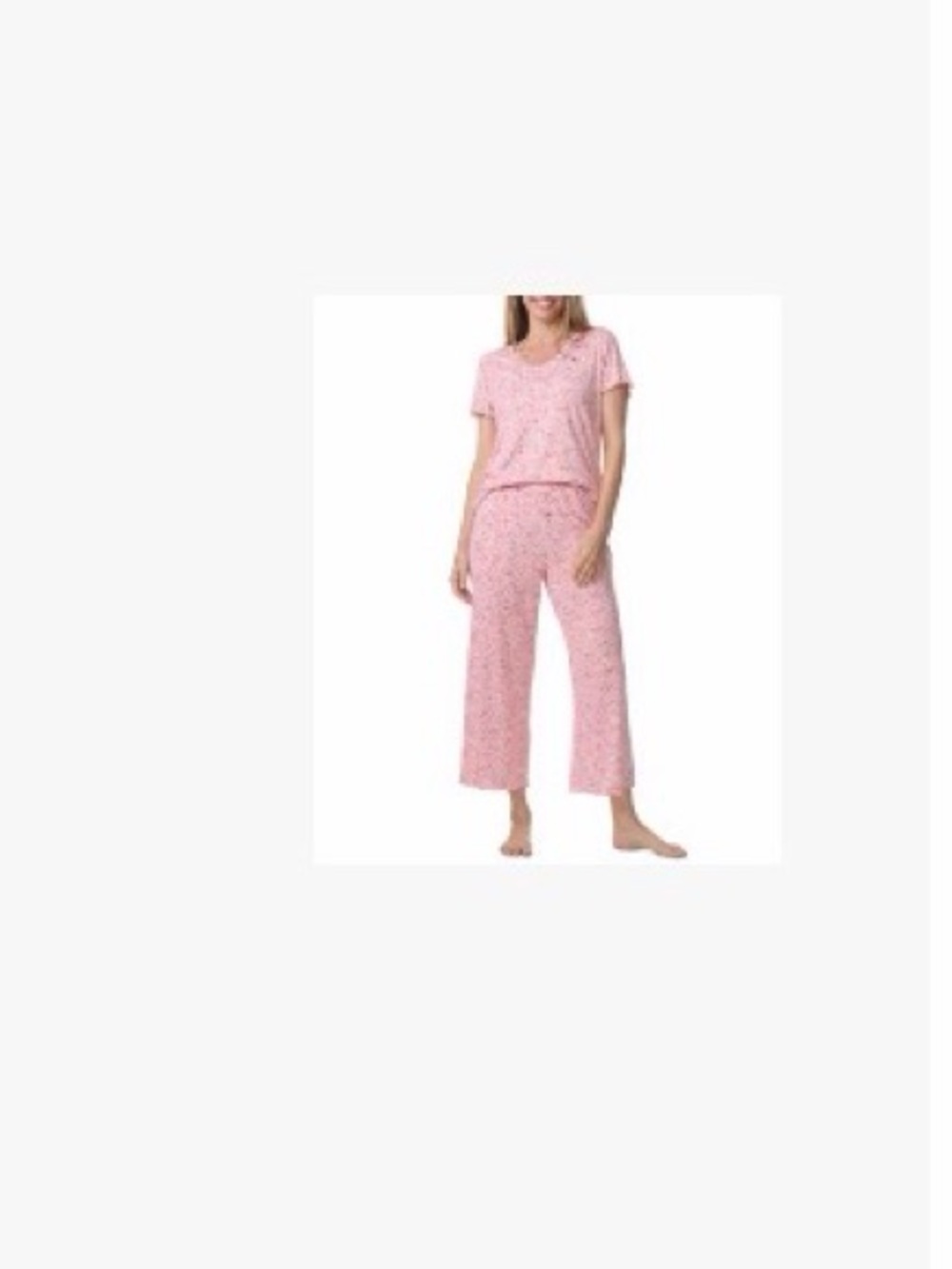 Tommy Hilfiger coral Speckled pajama set
